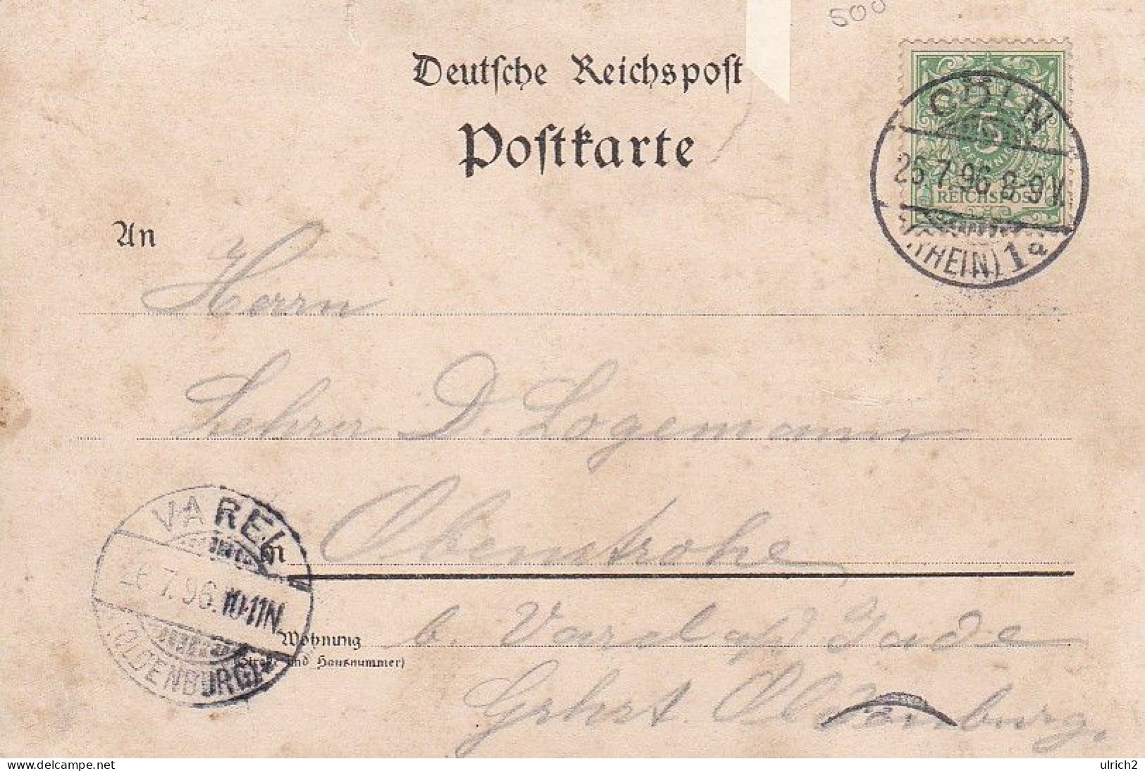 AK Gruss Aus Köln - Dom - LItho - 1896  (69428) - Koeln