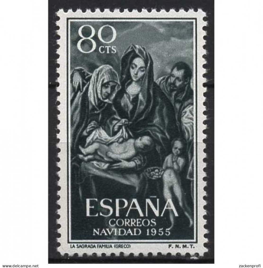 Spanien 1955 Weihnachten Gemälde El Greco 1069 Postfrisch - Ungebraucht