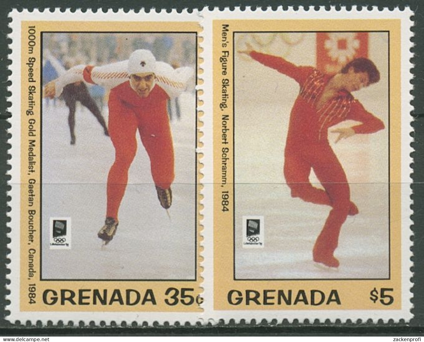 Grenada 1993 Olympia Winterspiele Lillehammer'94 2572/73 Postfrisch - Grenada (1974-...)