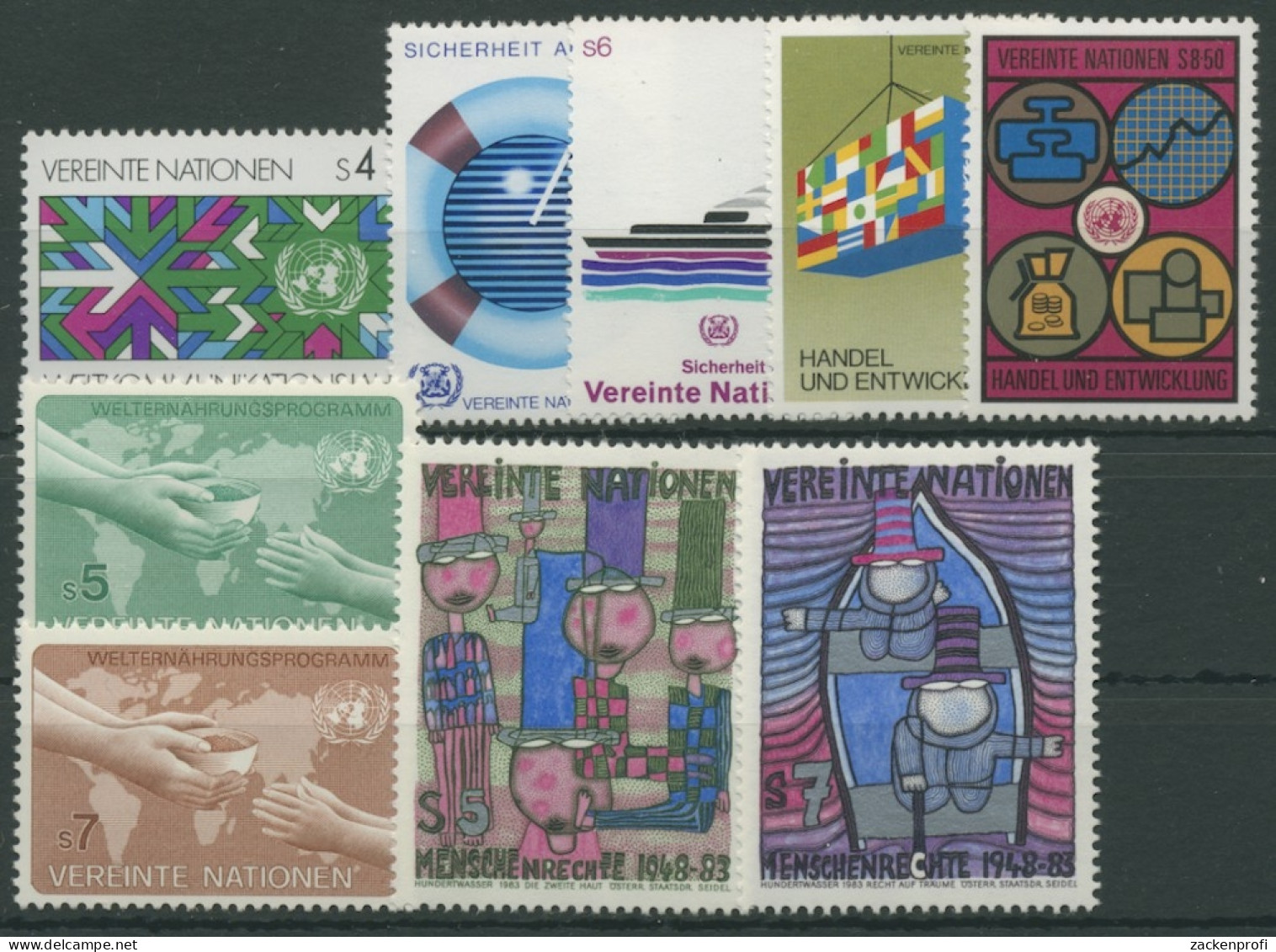 UNO Wien Jahrgang 1983 Komplett Postfrisch (G14435) - Ungebraucht