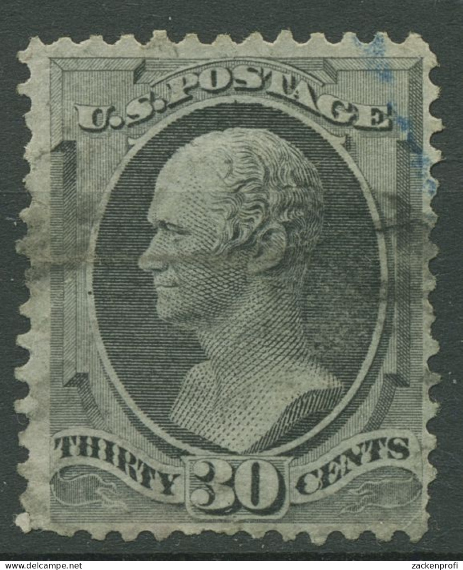 USA 1870 Politiker Alexander Hamilton 45 V Gestempelt, Zahnfehler - Oblitérés