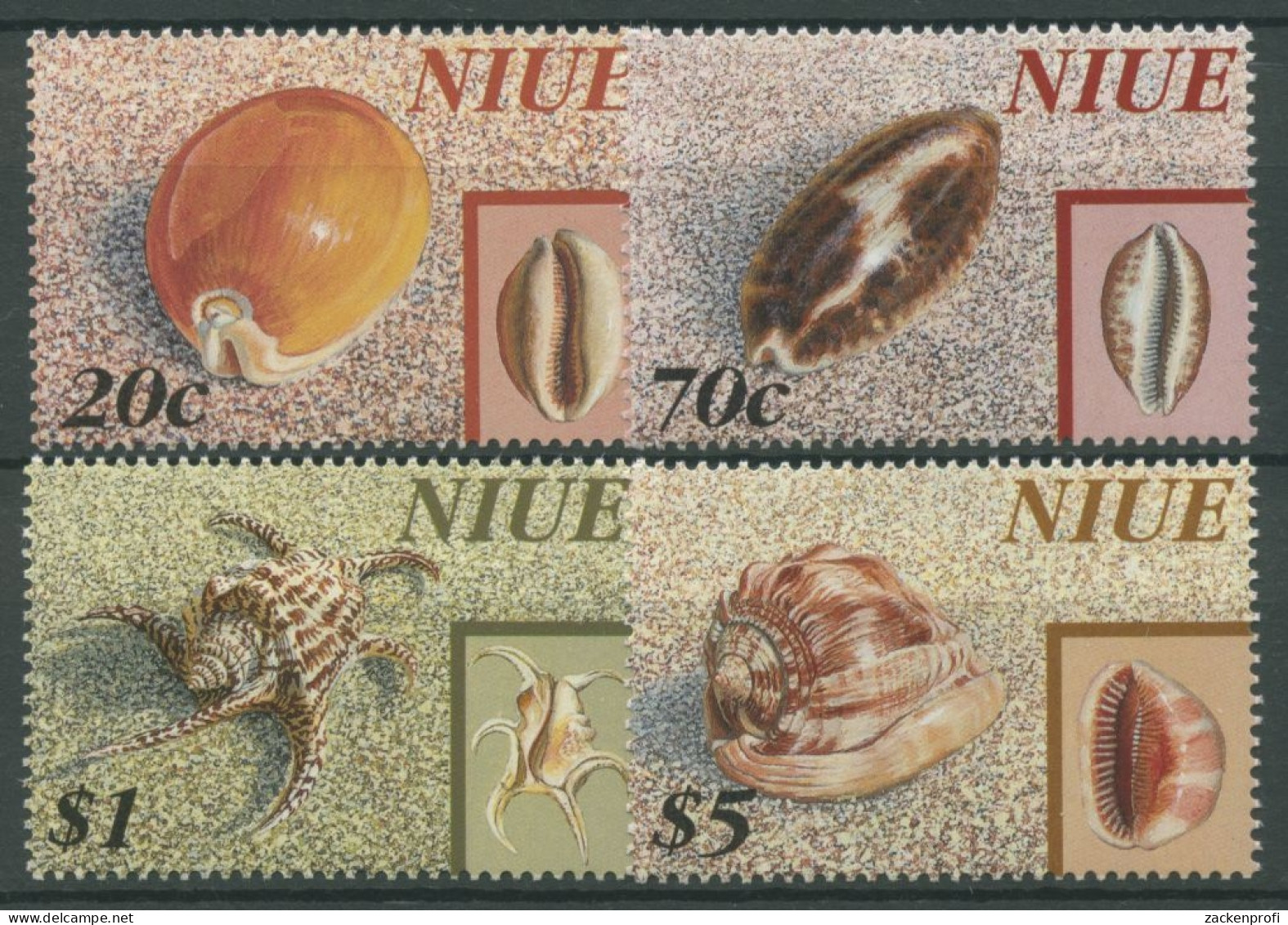Niue 1998 Meeresschnecken 910/13 Postfrisch - Niue