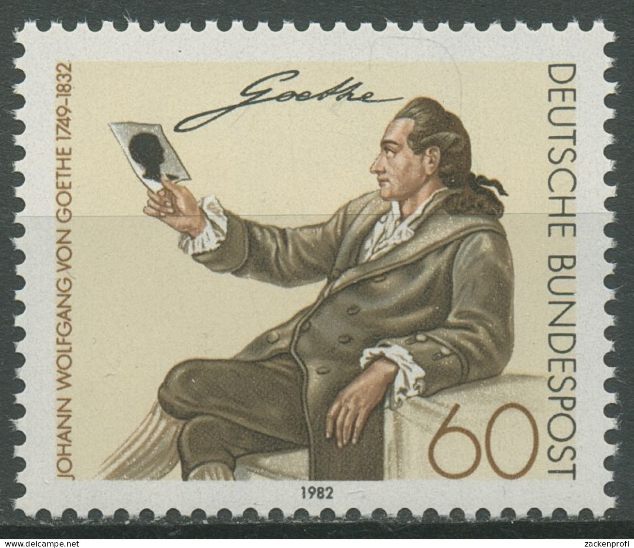 Bund 1982 Johann Wolfgang Von Goethe 1121 Postfrisch - Unused Stamps
