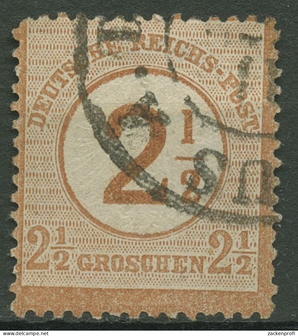 Deutsches Reich 1874 Adler Mit Aufdruck 29 Gestempelt - Usati