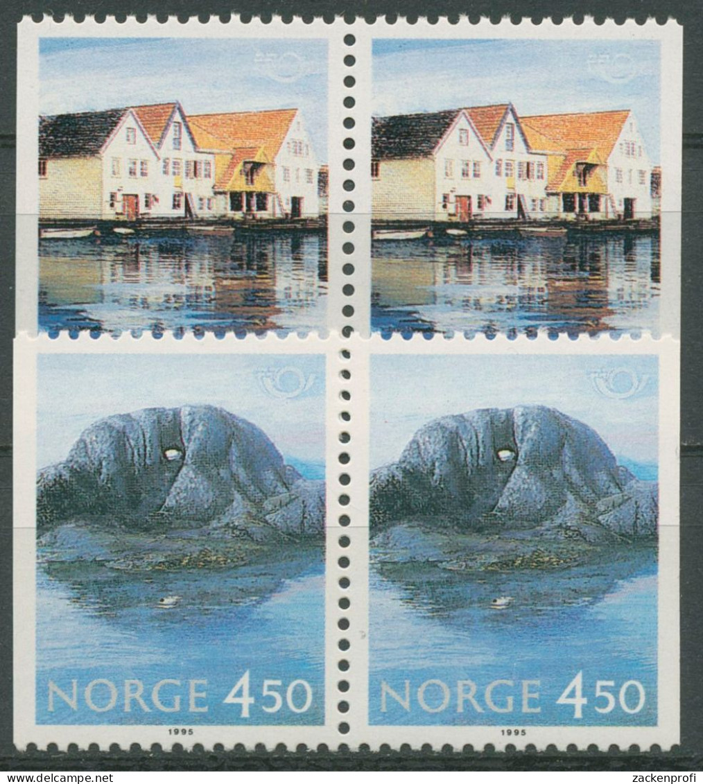 Norwegen 1995 NORDEN Tourismus Sehenswürdigkeiten 1176/77 Dl/Dr Postfrisch - Ongebruikt