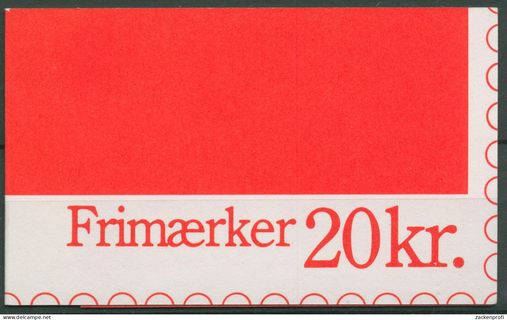 Dänemark 1990 Wellenlinien Königin Markenheftchen MH 42 Postfrisch (C60844) - Postzegelboekjes