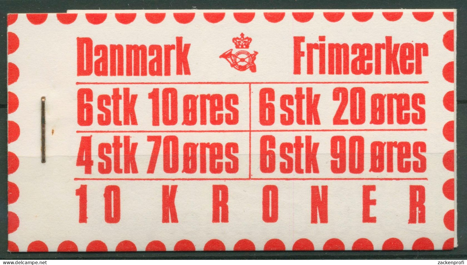 Dänemark 1974 Königin Markenheftchen Mit MiNr.328,556,570/71 Postfrisch (C60847) - Libretti