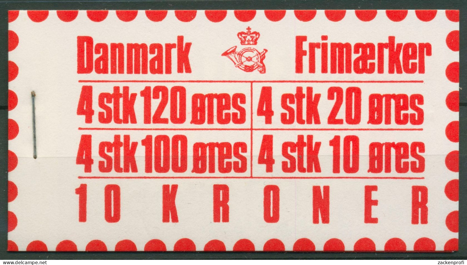 Dänemark 1977 Königin Markenheftchen Mit MiNr.328,556,649/50 Postfrisch (C60846) - Booklets