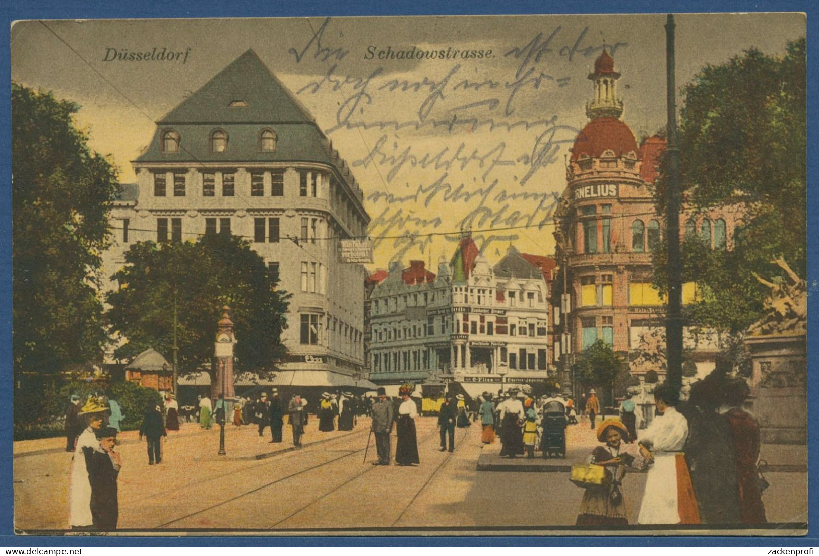 Düsseldorf Schadowstraße, Gelaufen 1919 (AK4515) - Duesseldorf