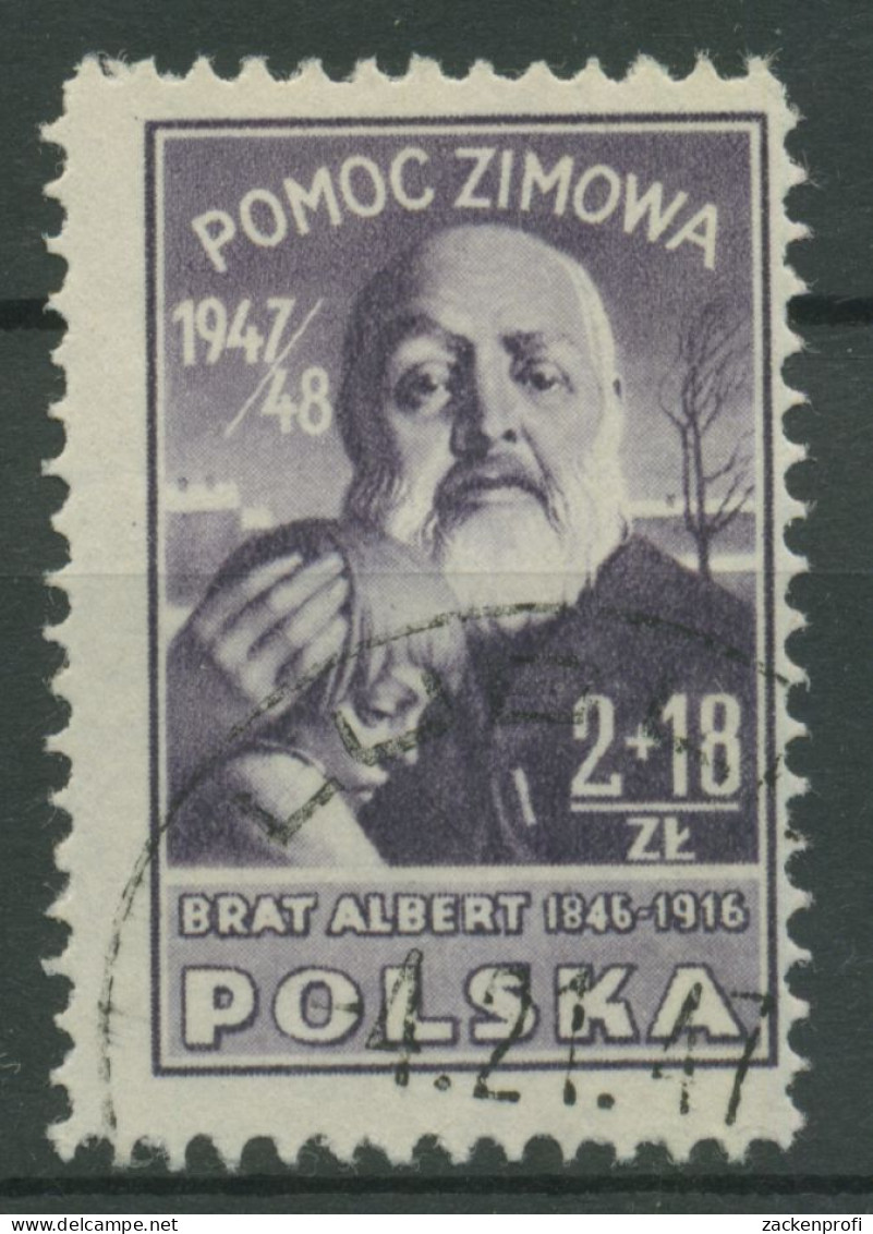 Polen 1947 Bruder Albert Für Die Winterhilfe 478 Gestempelt - Used Stamps