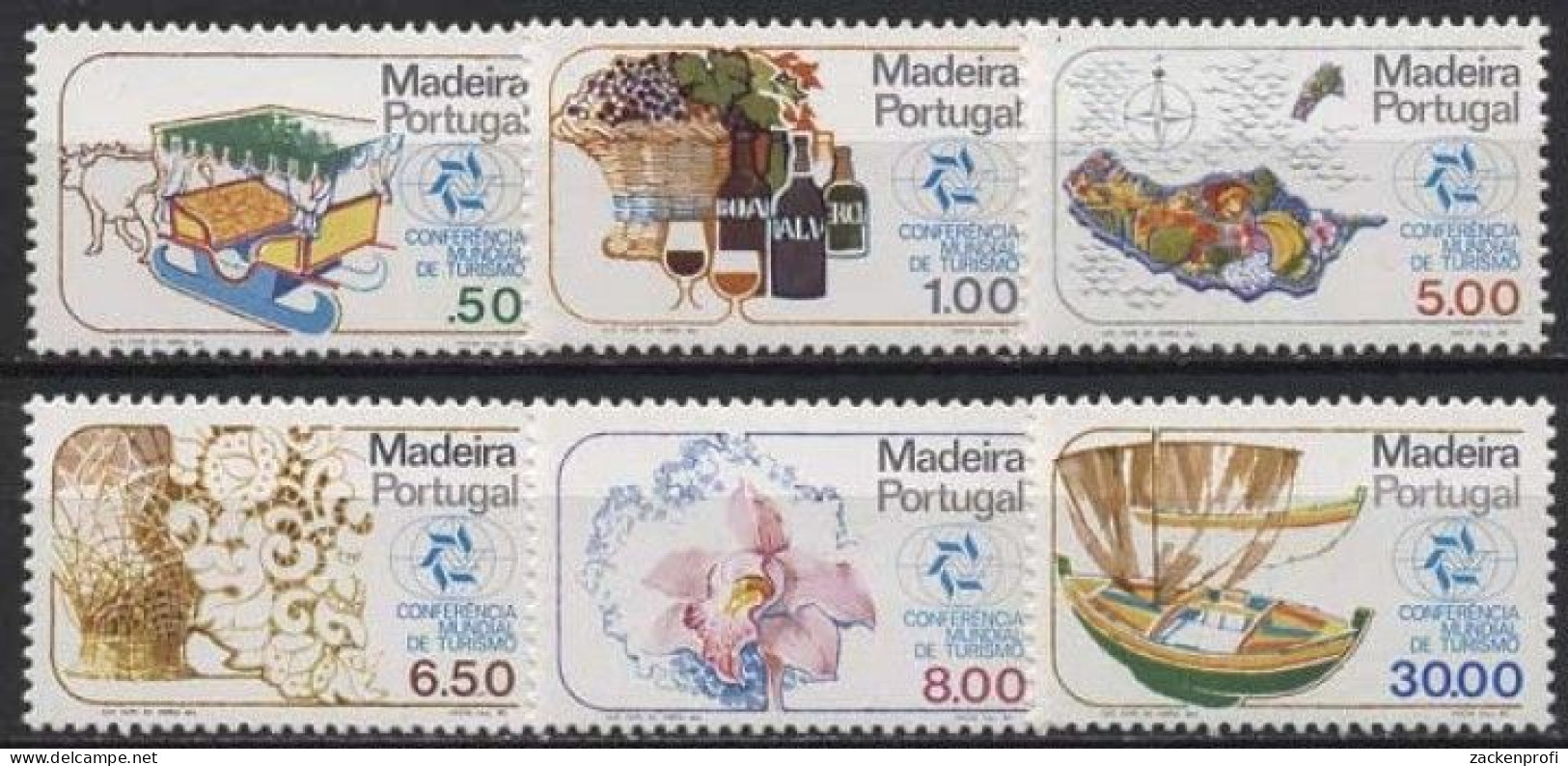 Portugal - Madeira 1980 Tourismuskonferenz Manila Philippinen 64/69 Postfrisch - Madeira