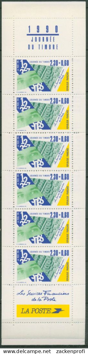 Frankreich 1990 Tag Der Briefmarke Markenheftchen MH 18 Postfrisch (C60867) - Dag Van De Postzegel