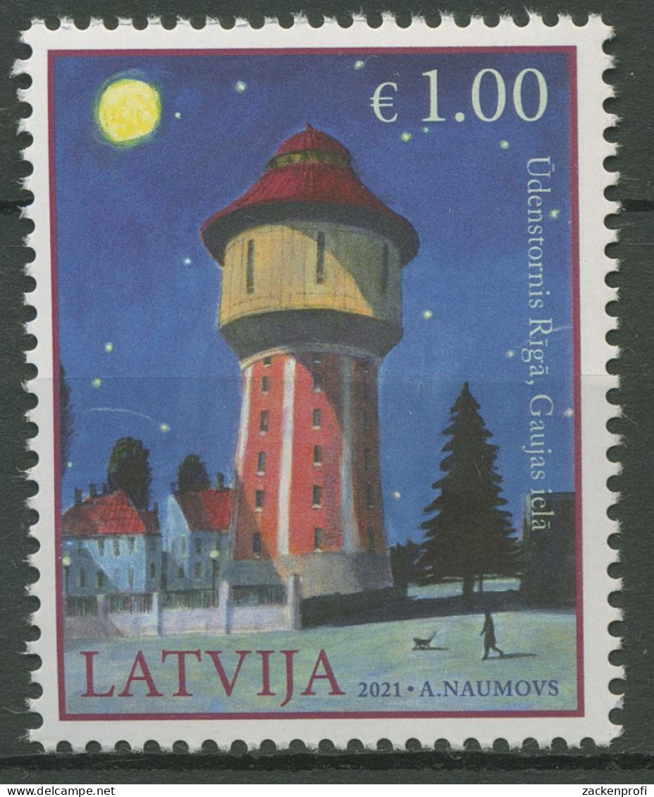 Lettland 2021 Bauwerke Wasserturm 1126 Postfrisch - Latvia