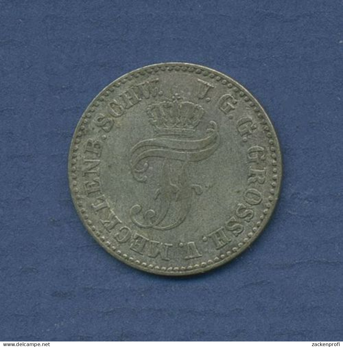 Mecklenburg-Schwerin 1/48 Taler 1861 A, Friedrich Franz II., J 57 Ss (m3307) - Monedas Pequeñas & Otras Subdivisiones