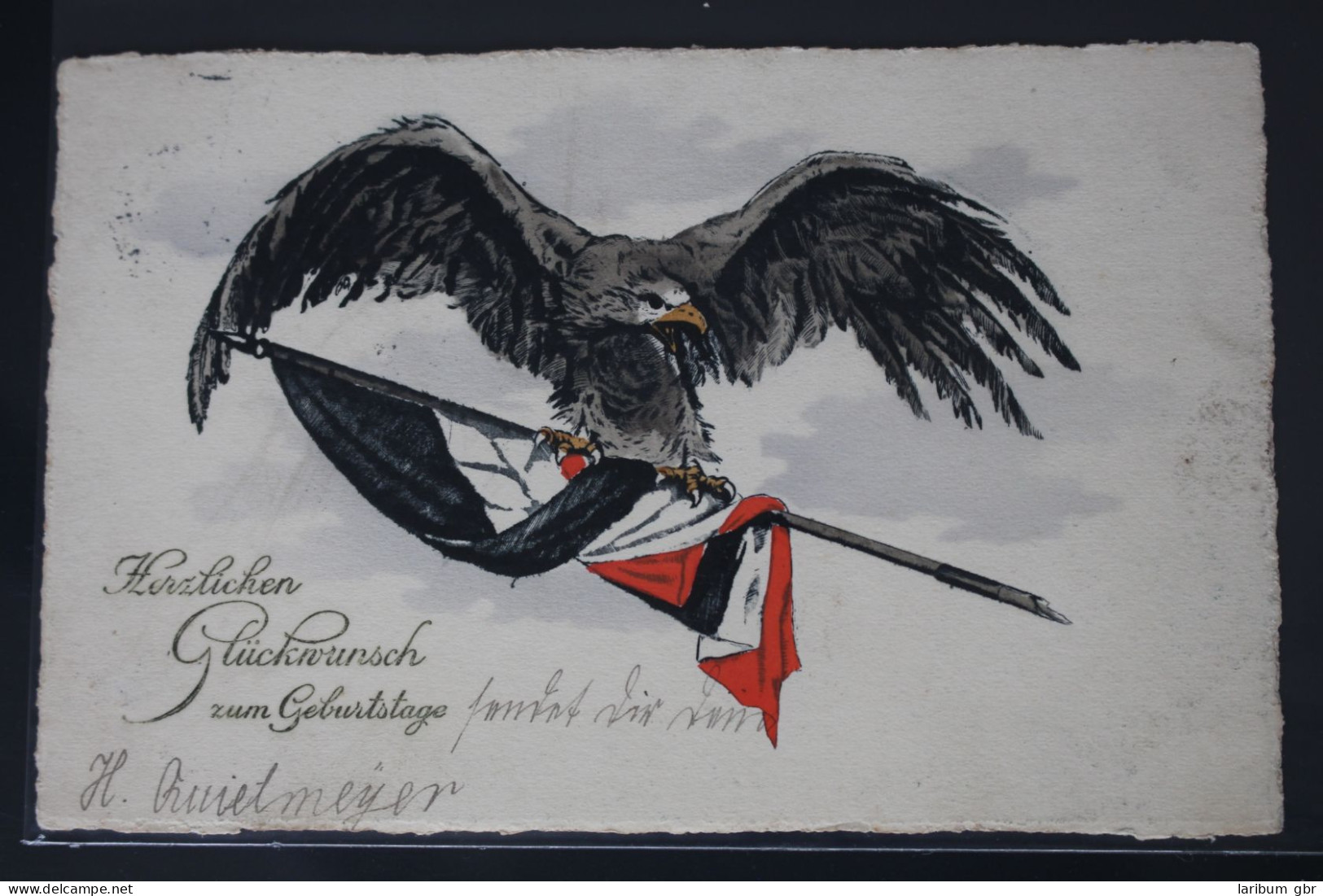 AK Deutschland Grußkarte 1917 Gebraucht #PL177 - Sonstige & Ohne Zuordnung