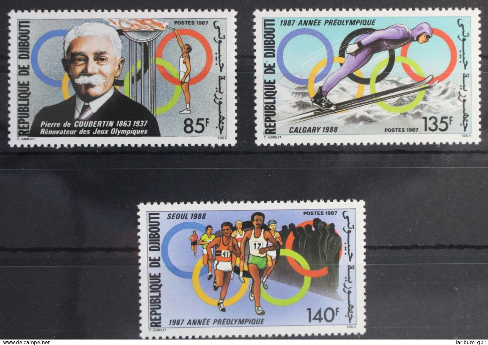 Dschibuti 495-497 Postfrisch Olympische Spiele #WW324 - Autres & Non Classés