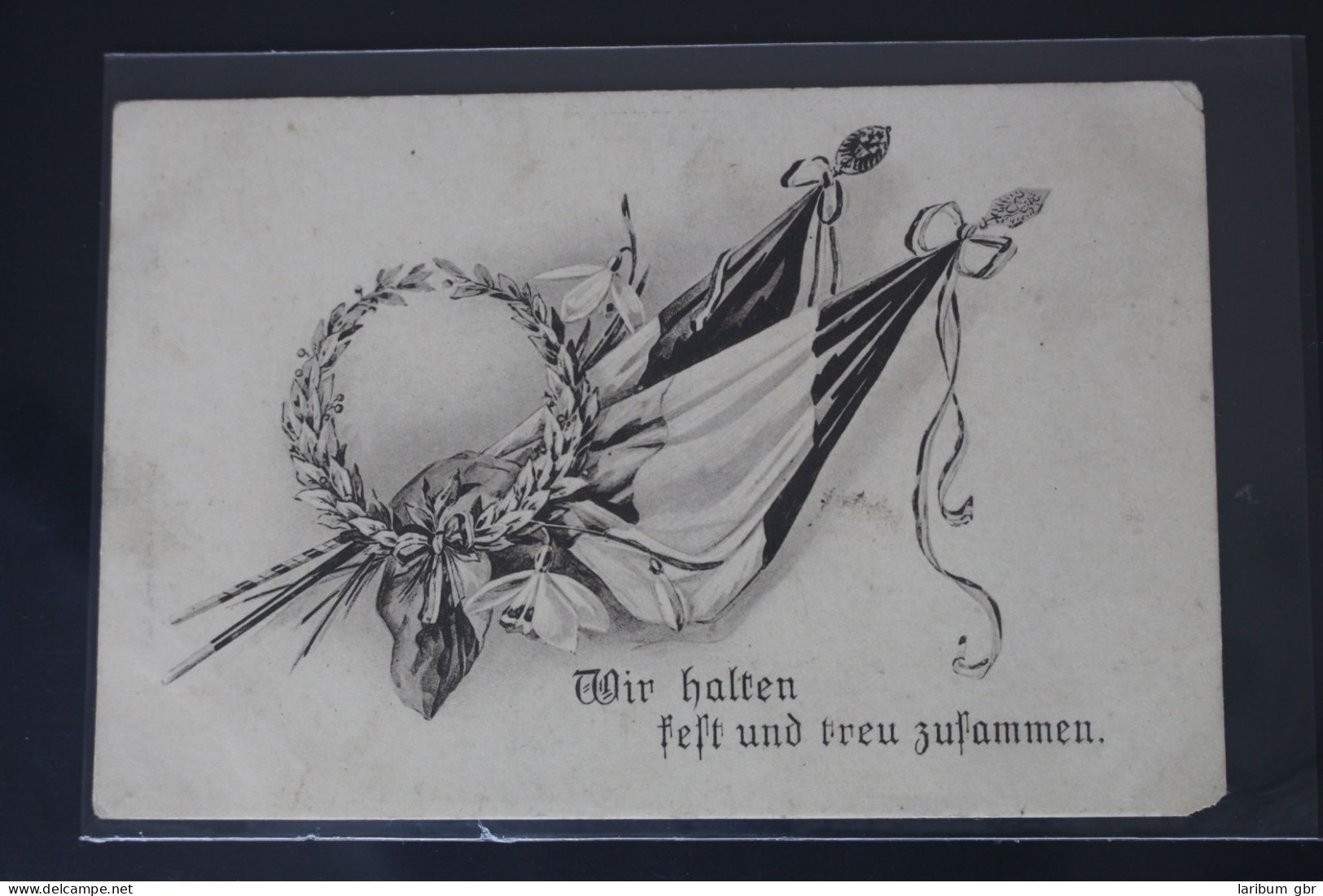 AK Deutschland Wir Halten Fest Und Treu Zusammen. Feldpost 1915 Gebraucht #PL246 - Sonstige & Ohne Zuordnung