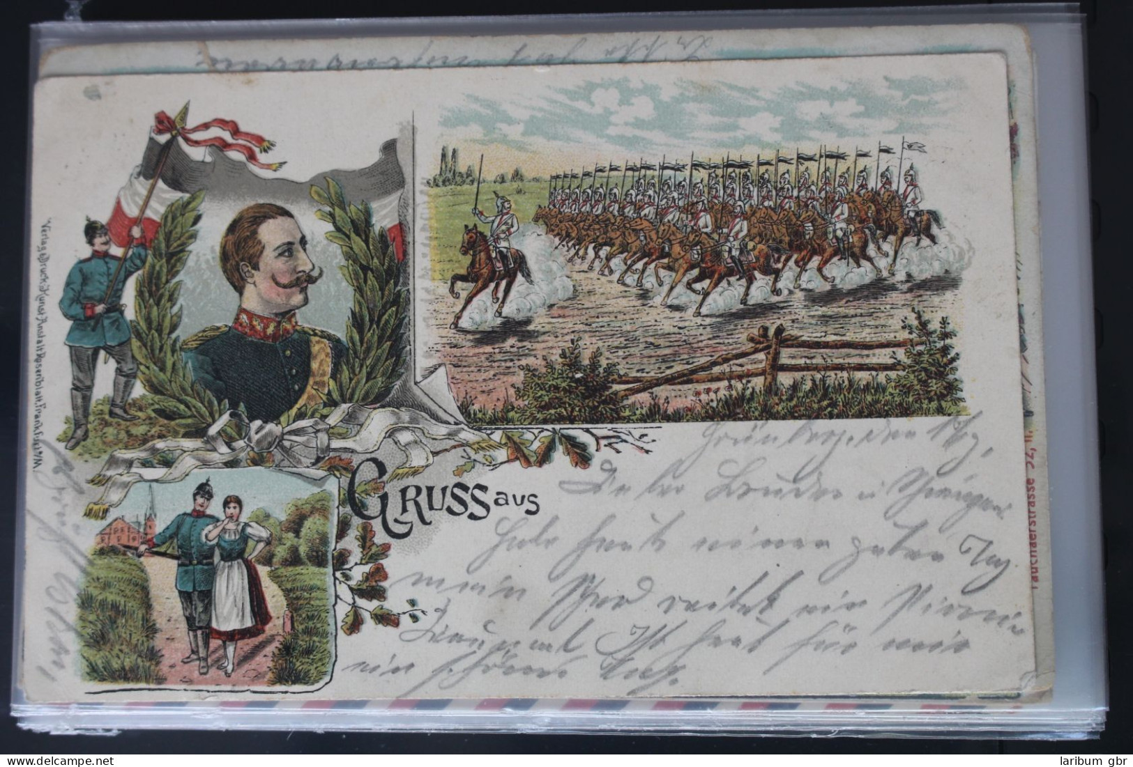 AK Deutschland Künstlerkarte - Militär 1899 Gebraucht #PL077 - Altri & Non Classificati
