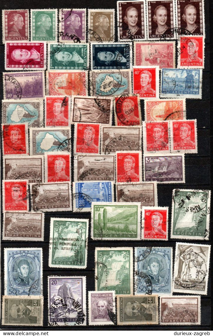 Argentina 1960/70's - Old Stamps Small Accumulation (read Description) B230820 - Gebraucht