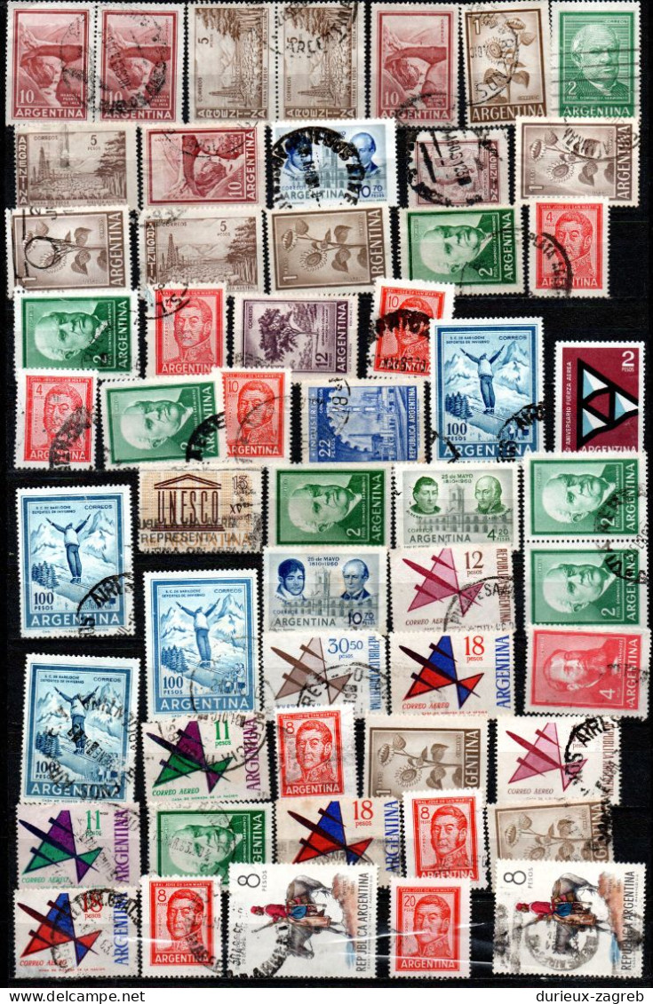 Argentina 1960/70's - Old Stamps Small Accumulation (read Description) B230820 - Oblitérés