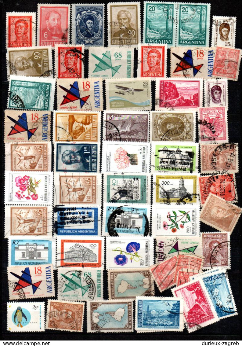 Argentina 1960/70's - Old Stamps Small Accumulation (read Description) B230820 - Usati