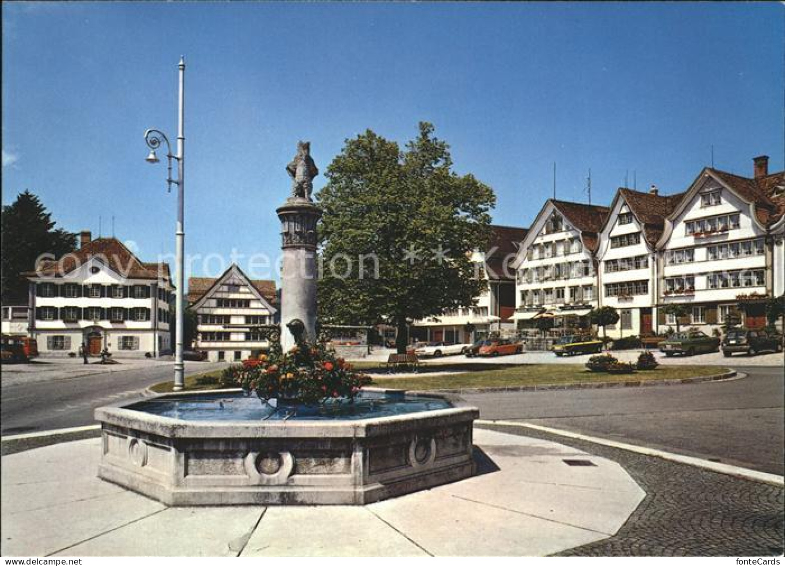 11865899 Gais AR Dorfplatz Mit Brunnen Gais - Sonstige & Ohne Zuordnung