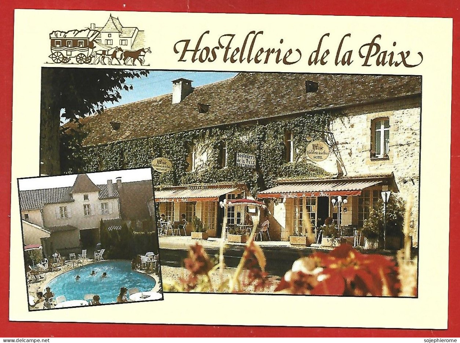 Payrac (46) Hostellerie De La Paix Hôtel Restaurant Piscine 2scans - Andere & Zonder Classificatie