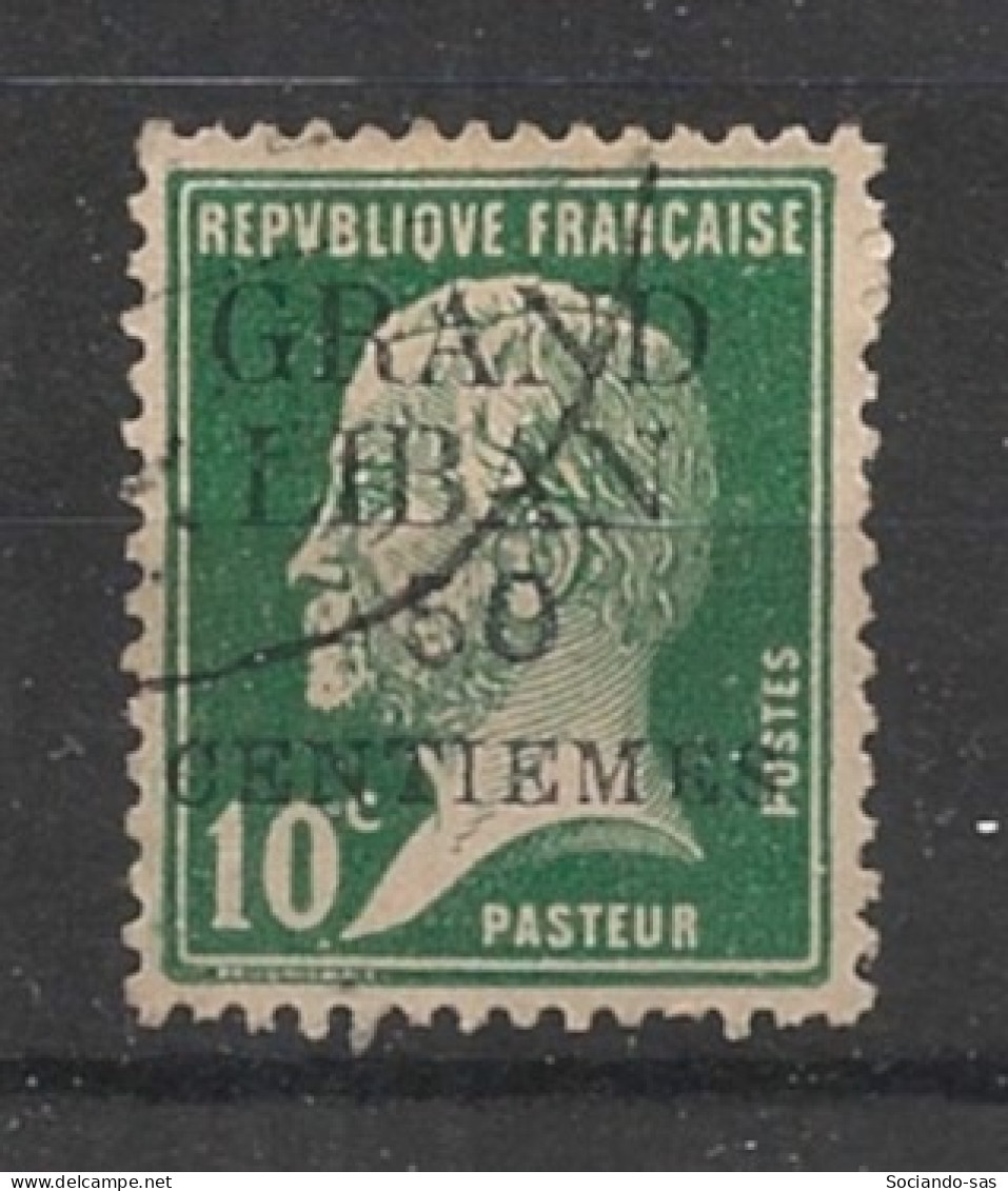 GRAND LIBAN - 1924 - N°YT. 15 - Type Pasteur 50c Sur 10c Vert - Oblitéré / Used - Usados