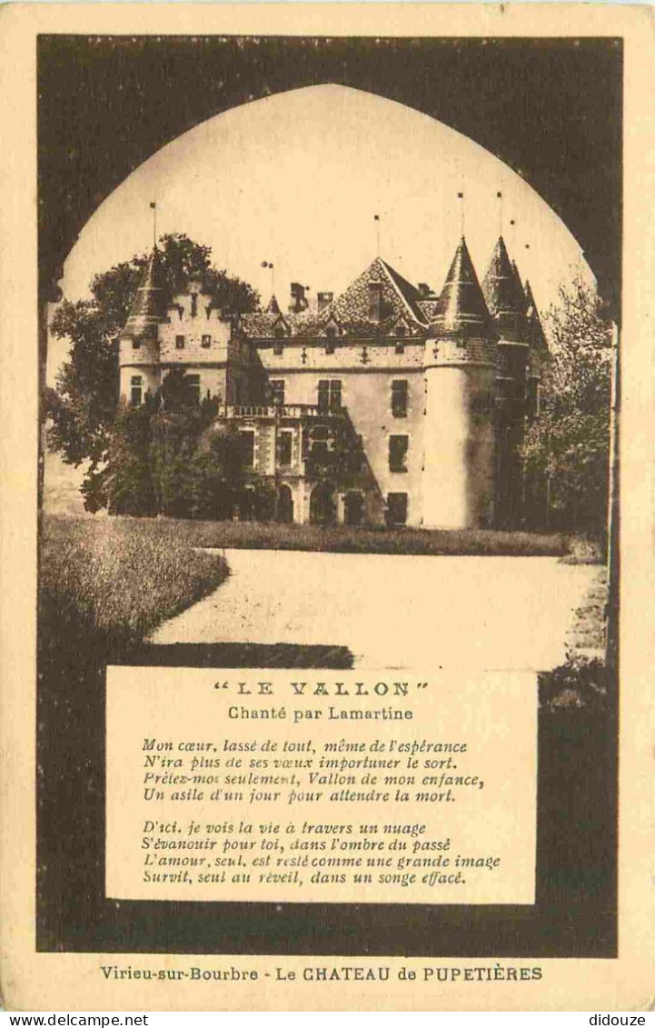 38 - Virieu Sur Bourbre - Le Château De Pupetières - CPA - Voir Scans Recto-Verso - Virieu