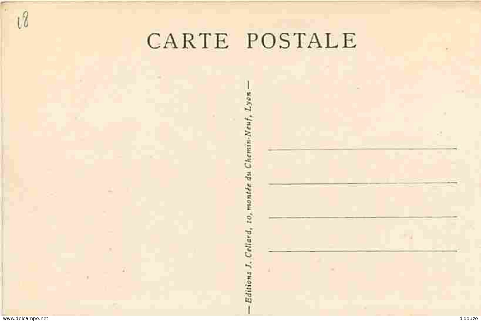 69 - Lyon - Catastrophe De Lyon St Jean - Le Chemin Neuf Avant L'éboulement - Animée - Motos -  CPA - Voir Scans Recto-V - Andere & Zonder Classificatie