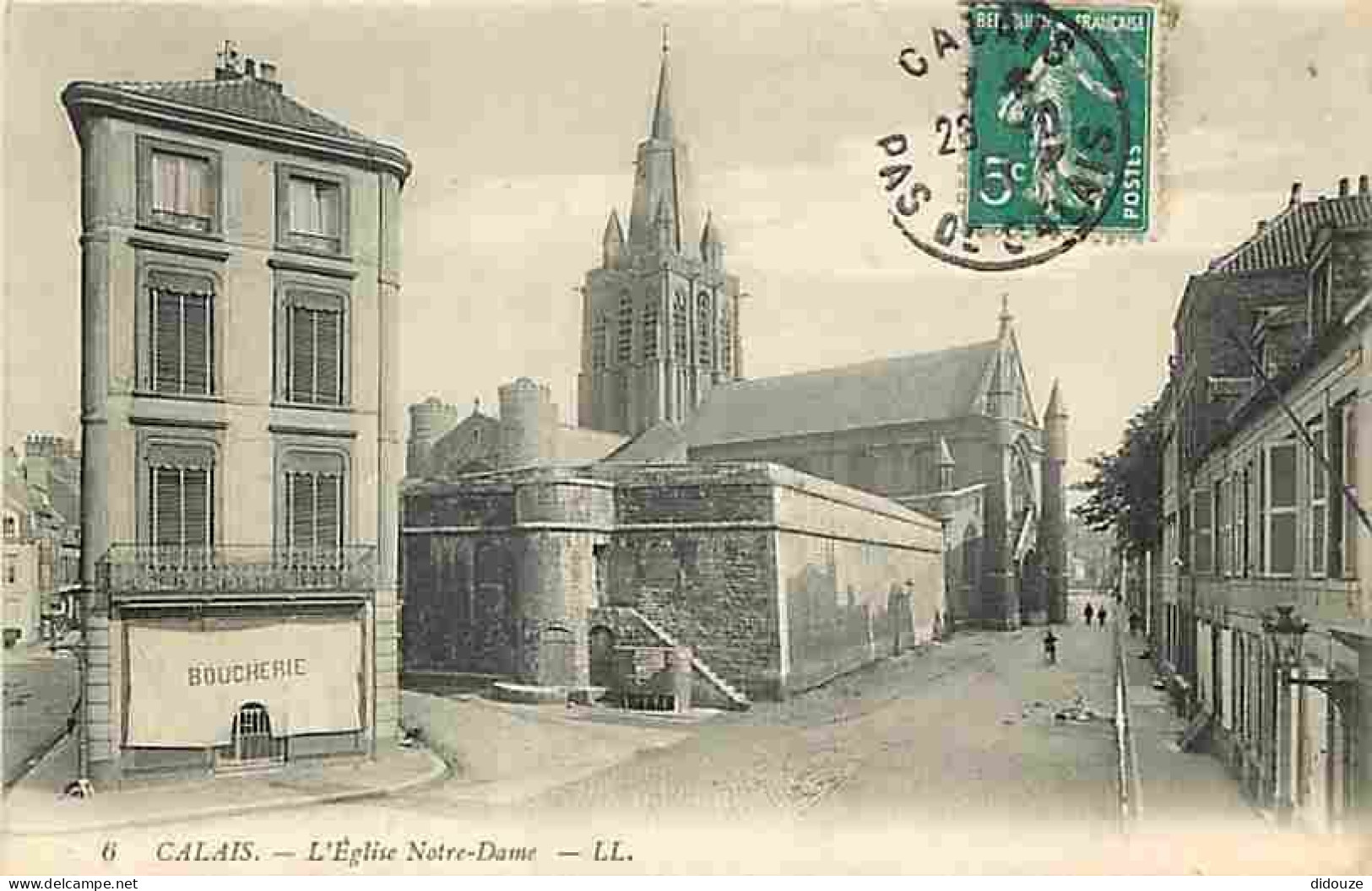 62 - Calais - L'Eglise Notre-Dame - Ecrite En 1911 - CPA - Voir Scans Recto-Verso - Calais