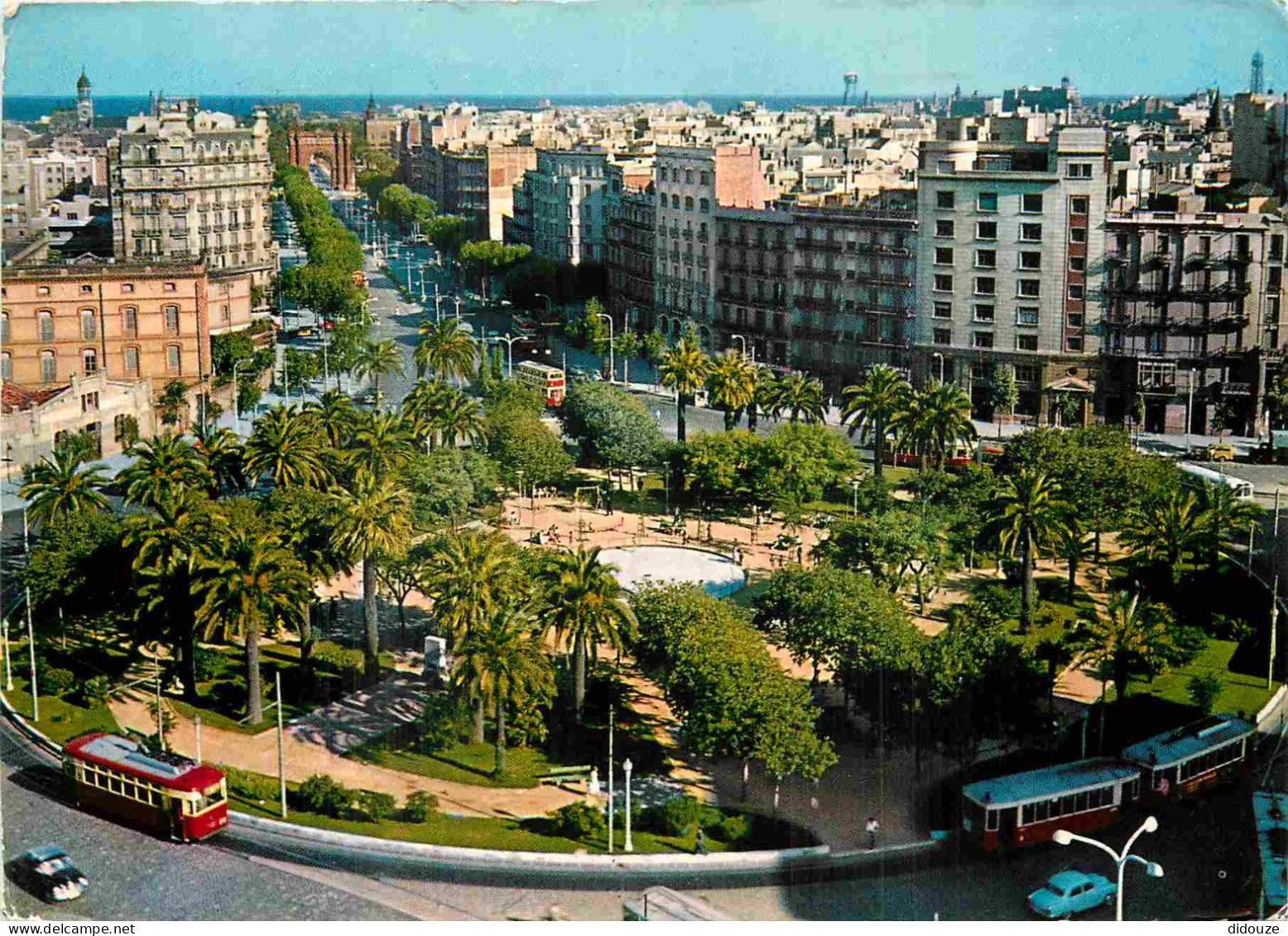 Espagne - Espana - Cataluna - Barcelona - Plaza De Tetuan Y Paseo De San Juan - Place De Tetuan Et Promenade San Juan -  - Barcelona