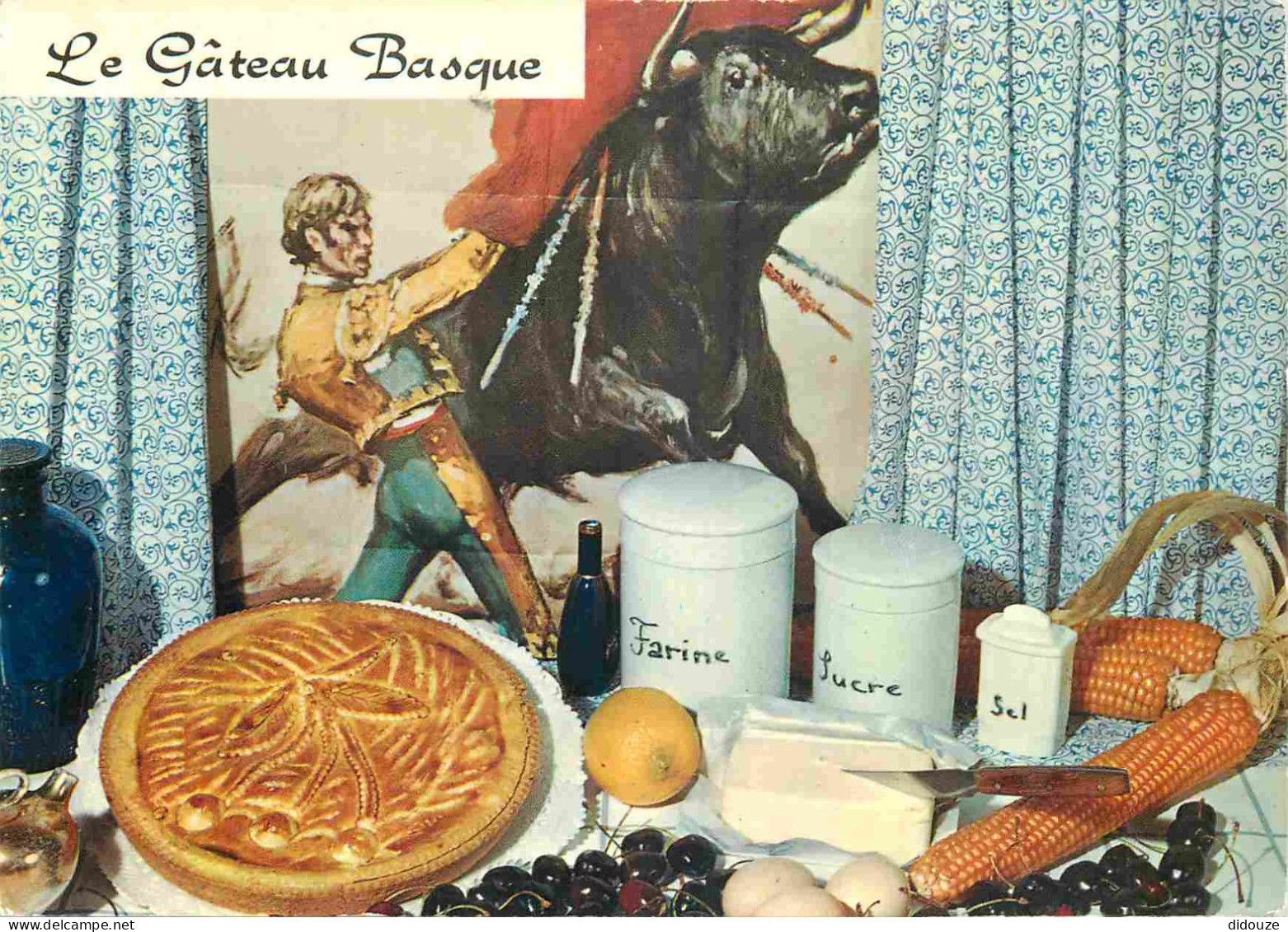 Recettes De Cuisine - Gateau Basque - Gastronomie - CPM - Carte Neuve - Voir Scans Recto-Verso - Recipes (cooking)