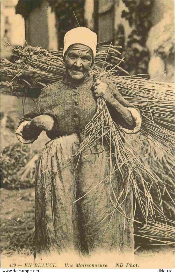 Reproduction CPA - Agriculture - En Beauce - Une Moissonneuse - Paysans - C'était La France - No 146 - CPM Format CPA -  - Autres & Non Classés