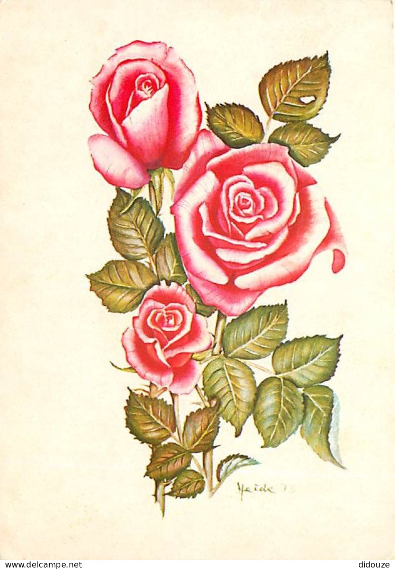 Fleurs - Art Peinture - H Koschinski - CPM - Voir Scans Recto-Verso - Fleurs