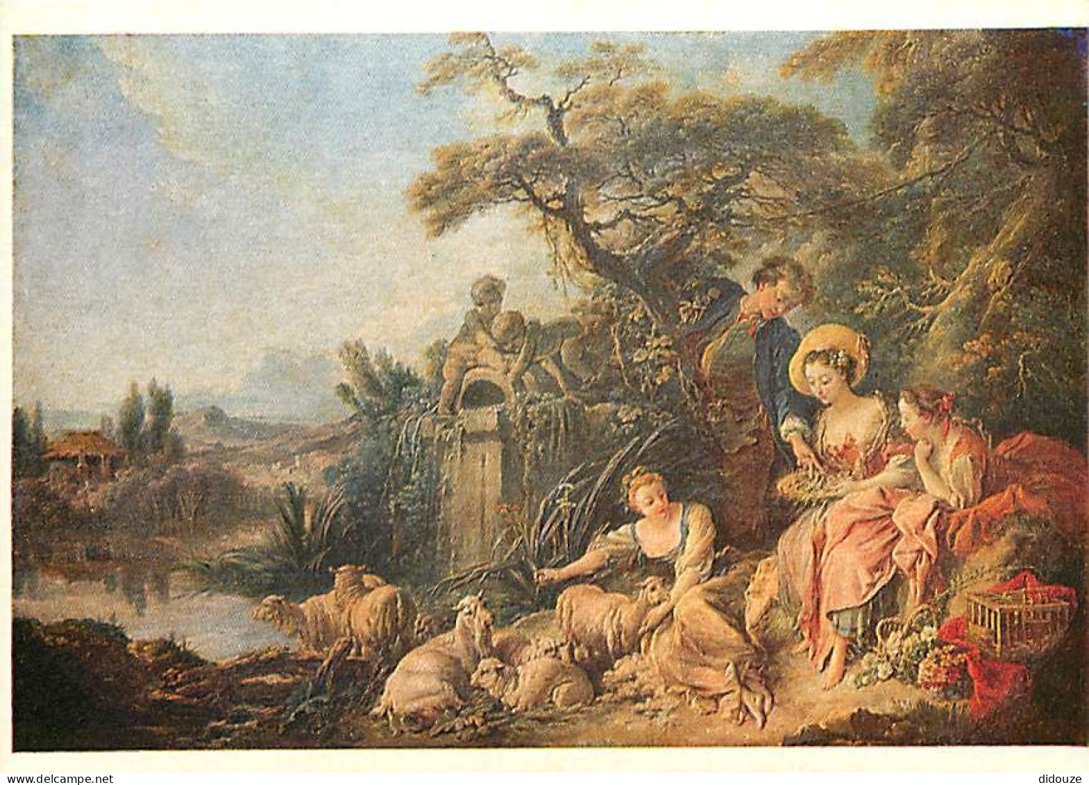 Art - Peinture - François Boucher - Le Nid - CPM - Etat Léger Pli Visible - Voir Scans Recto-Verso - Peintures & Tableaux