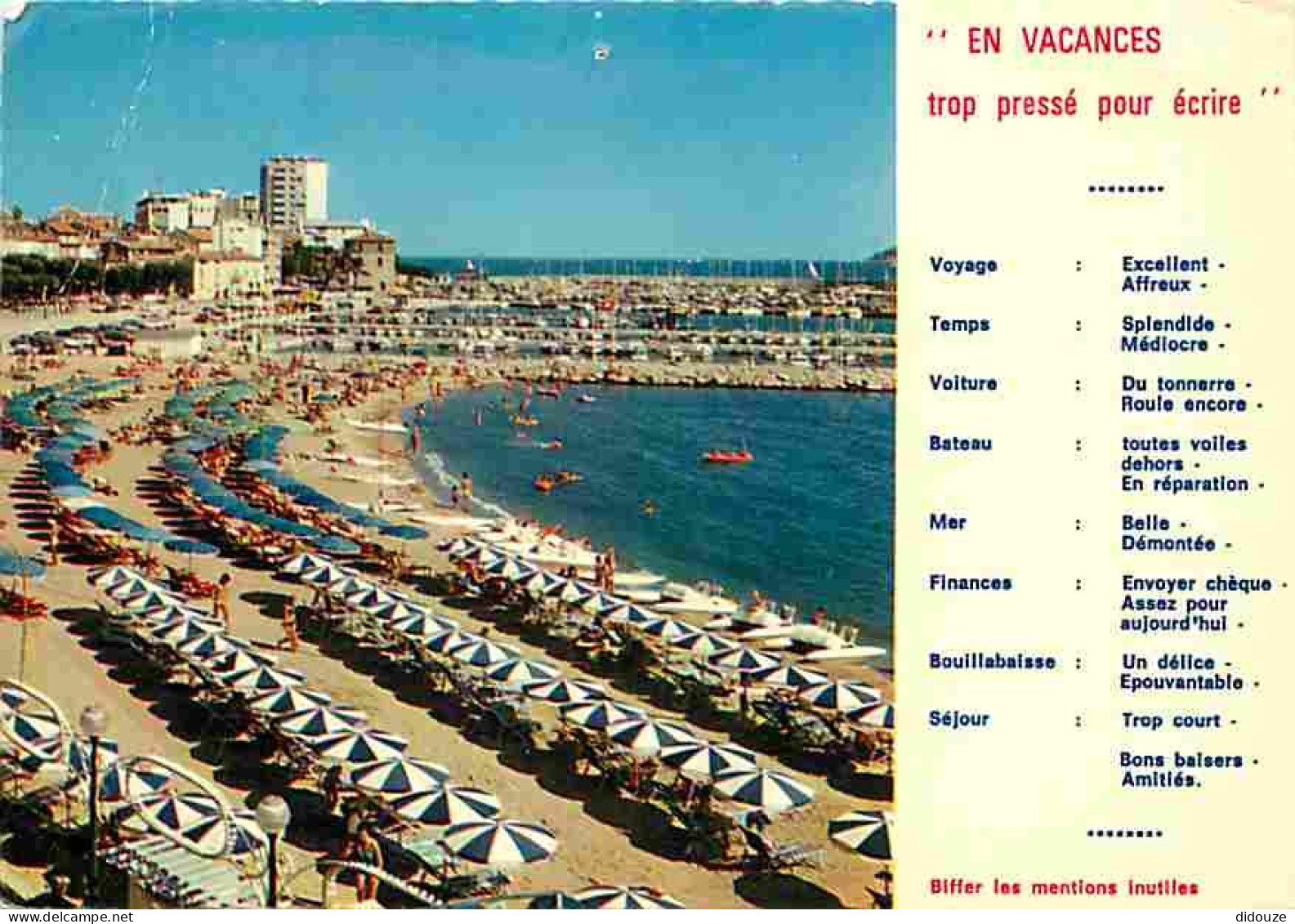 83 - Sainte Maxime - La Plage - CPM - Voir Scans Recto-Verso - Sainte-Maxime