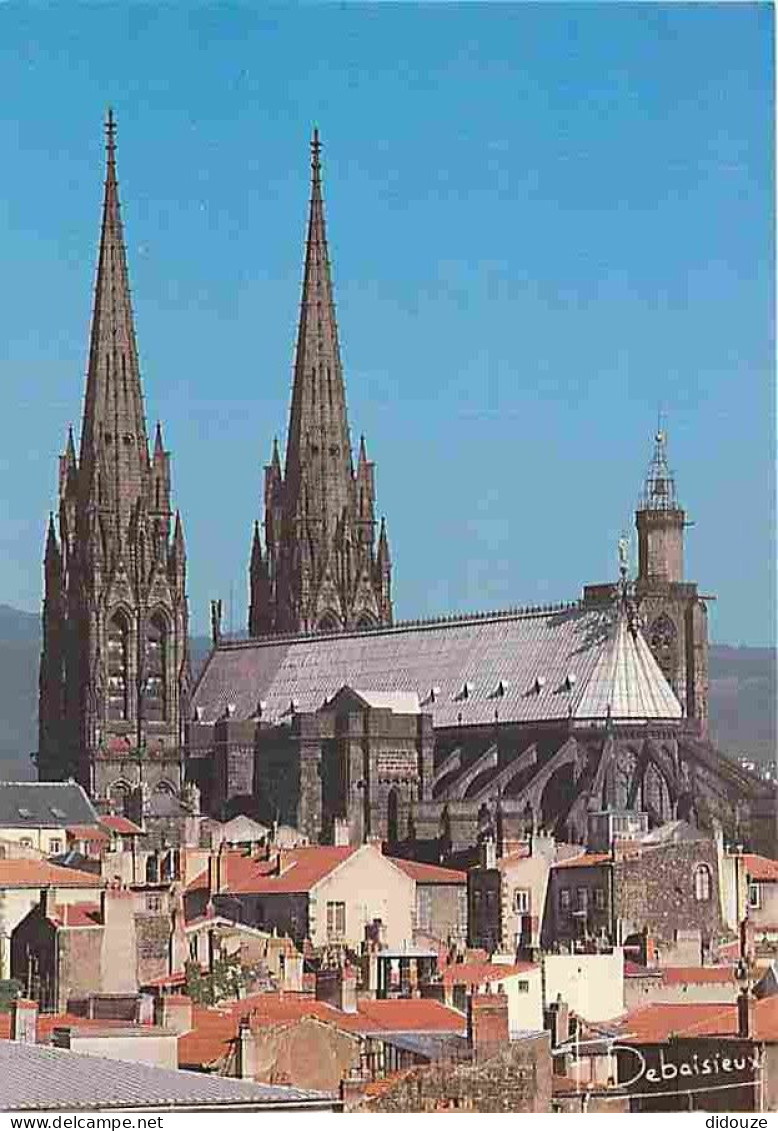 63 - Clermont Ferrand - La Cathédrale Gothique En Lave De Volvic - CPM - Voir Scans Recto-Verso - Clermont Ferrand