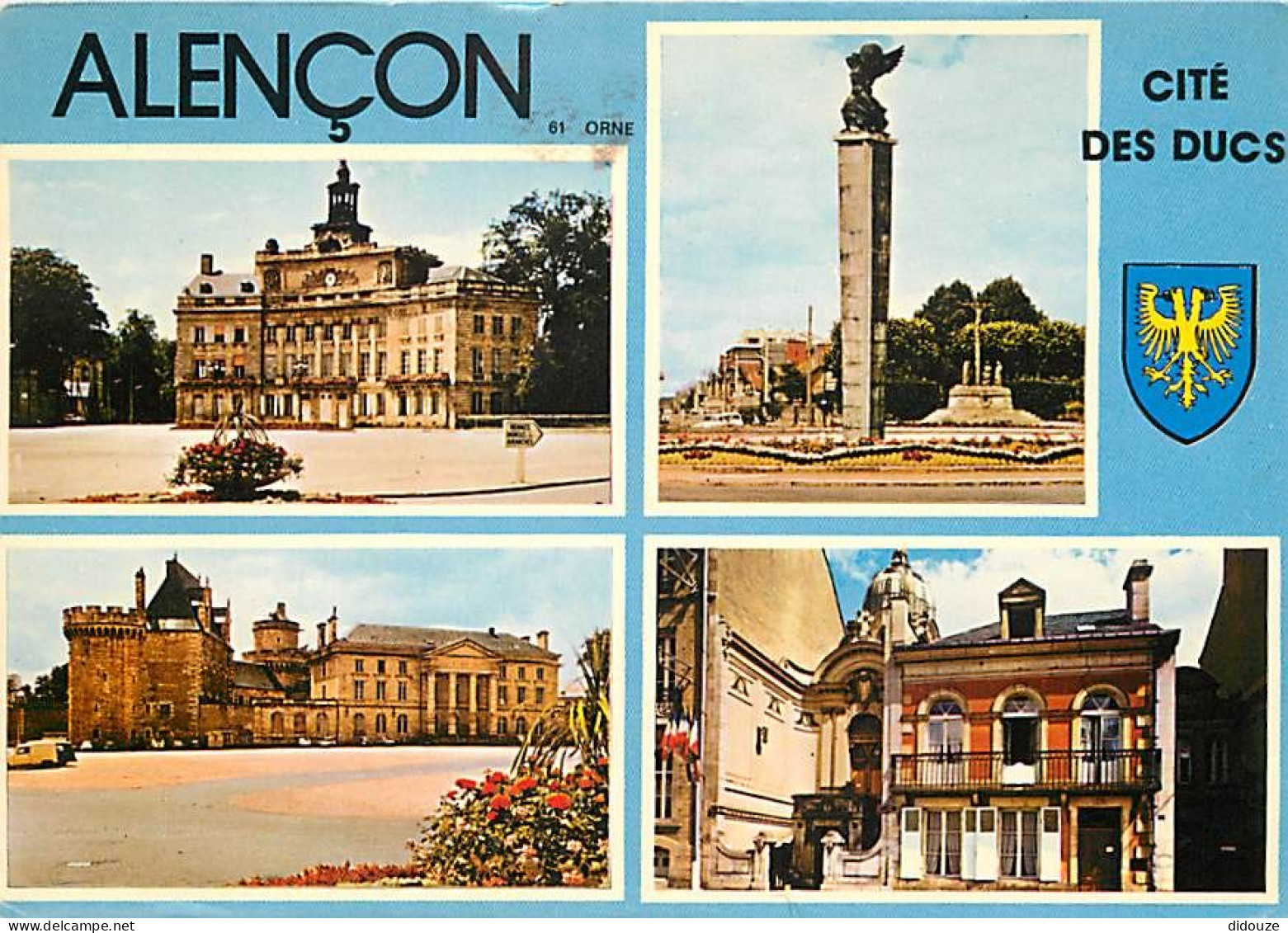 61 - Alençon - Multivues - Blasons - CPM - Voir Scans Recto-Verso - Alencon