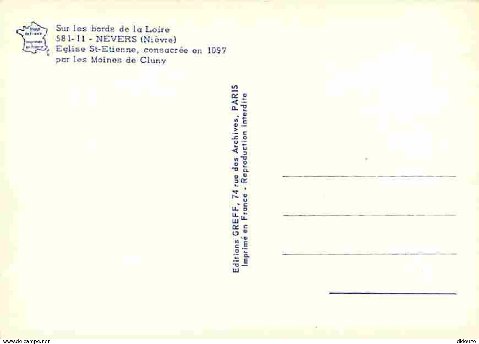 58 - Nevers - Eglise Saint Etienne - Carte Neuve - CPM - Voir Scans Recto-Verso - Nevers