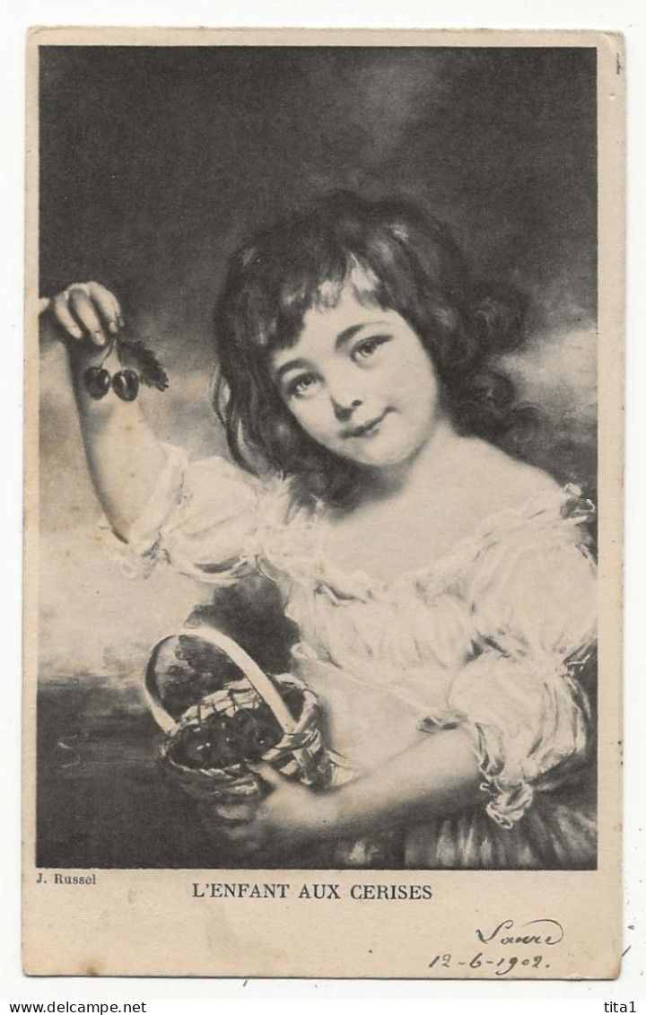 4230  - L' Enfant Aux Cerises J. Russel - Portraits