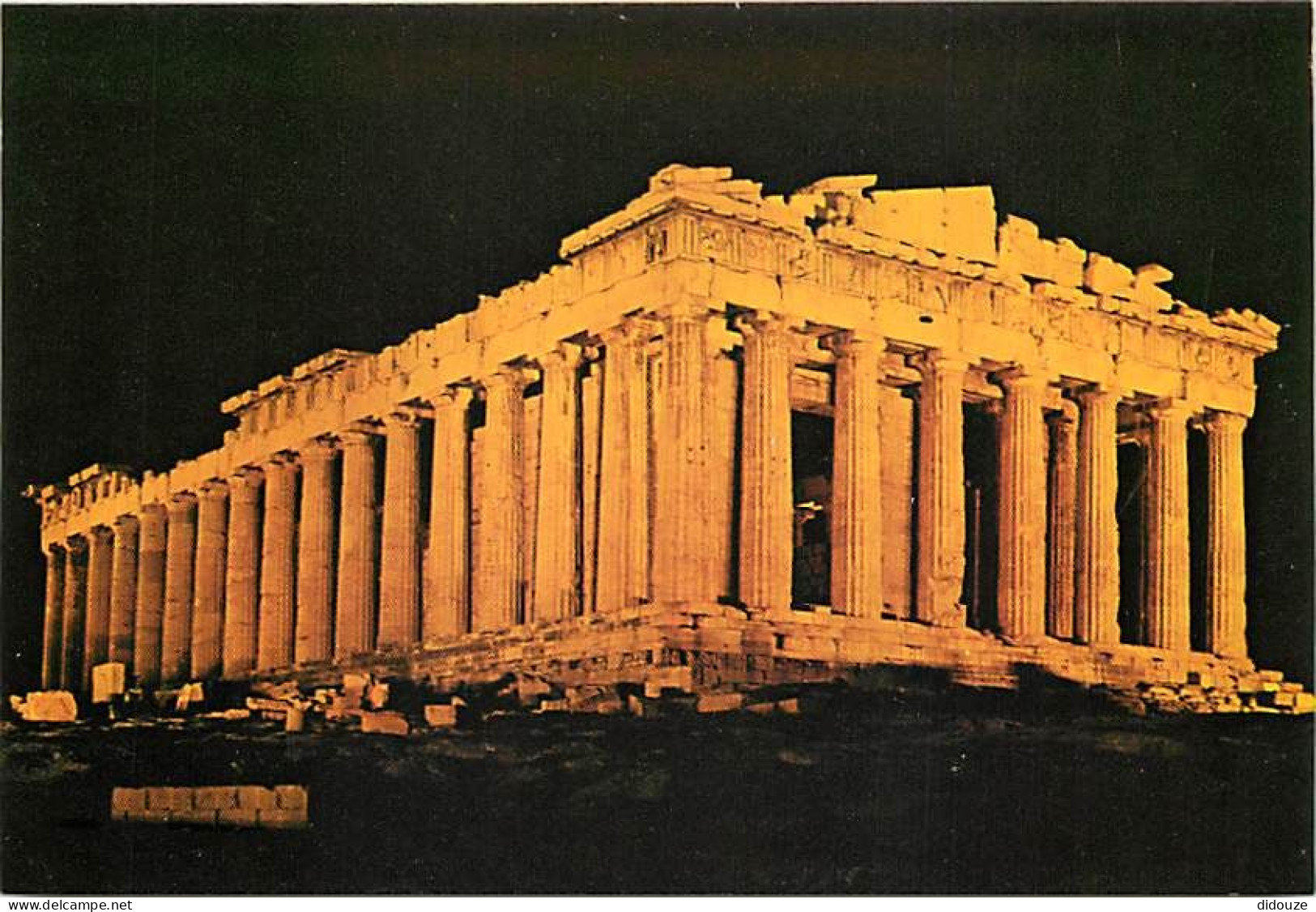 Grèce - Athènes - Athína - Le Parthénon Illuminé - Vue De Nuit - Carte Neuve - CPM - Voir Scans Recto-Verso - Grèce