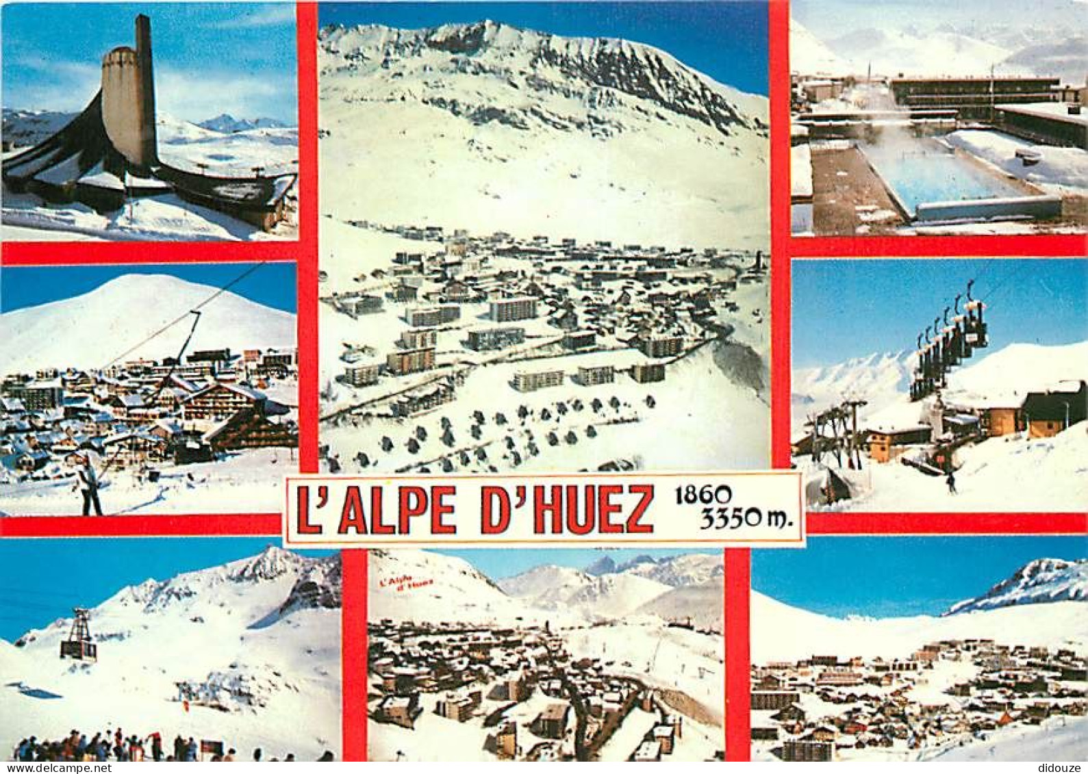 38 - Alpe D'Huez - Multivues - Hiver - Neige - CPM - Voir Scans Recto-Verso - Sonstige & Ohne Zuordnung