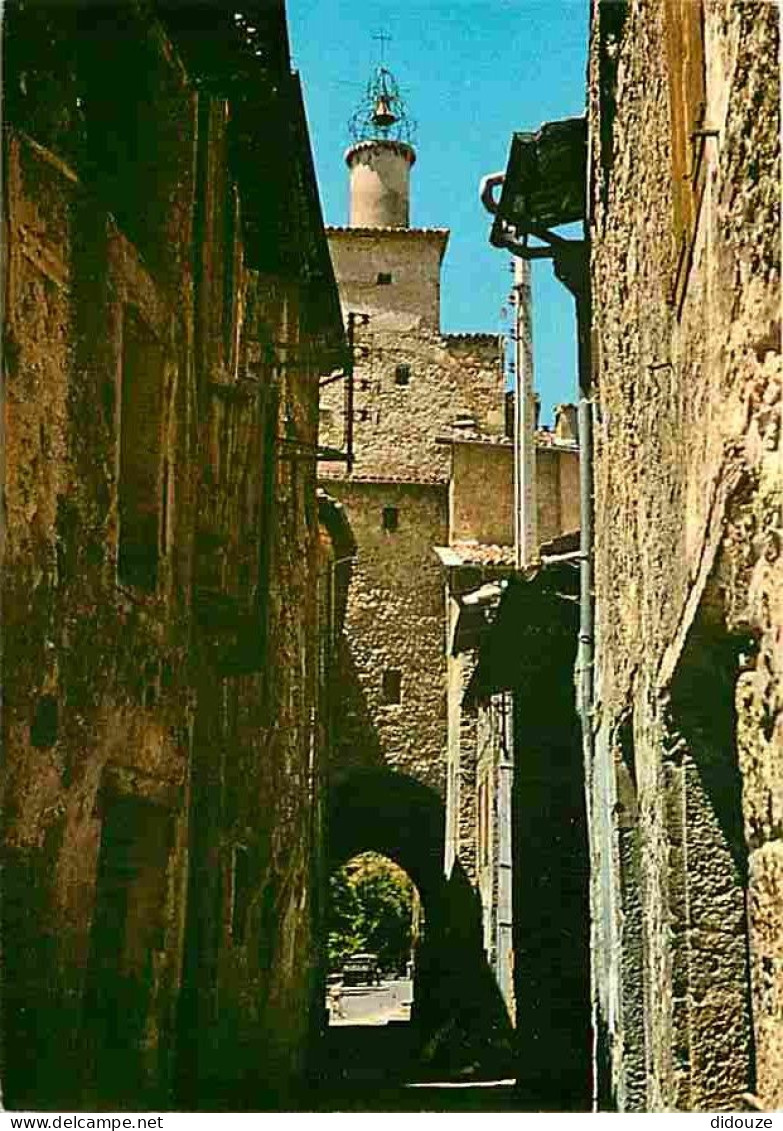 04 - Castellane - La Tour De L'Horloge Vue De La Rue Saint-Victor - Carte Neuve - CPM - Voir Scans Recto-Verso - Castellane