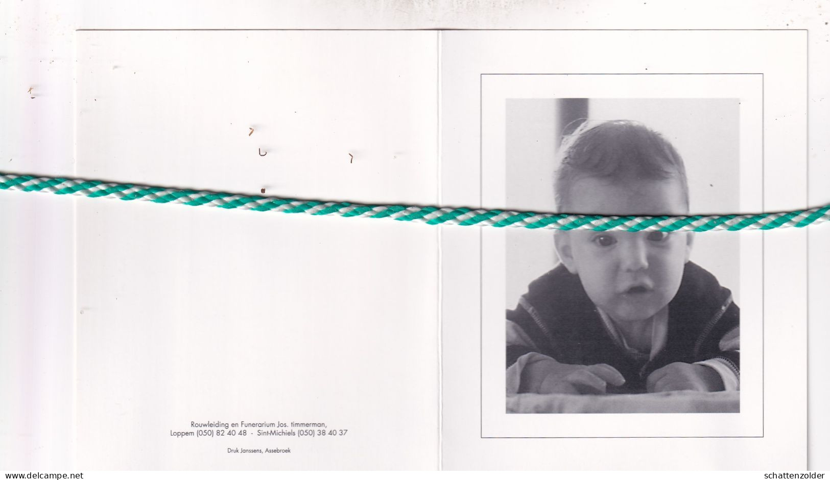 David Cornilly-Leroy, Loppem 1993, Brugge 1994. Foto - Obituary Notices