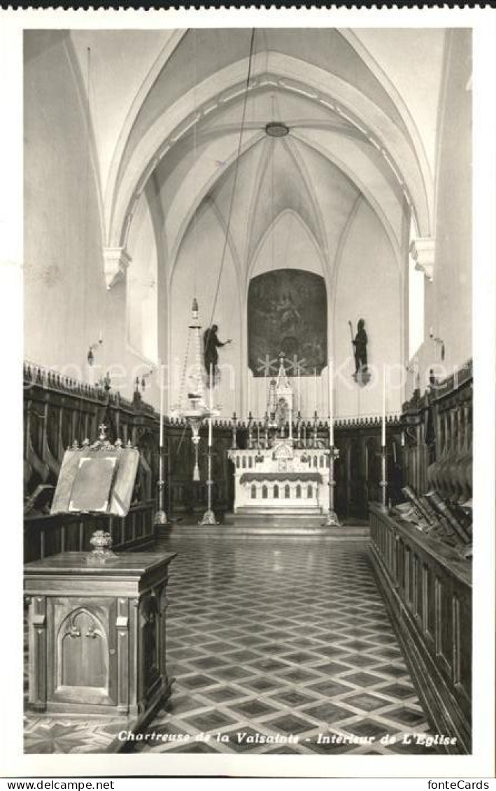 11757526 La Valsainte Chartreuse Interieur De L'Eglise Cerniat FR - Sonstige & Ohne Zuordnung