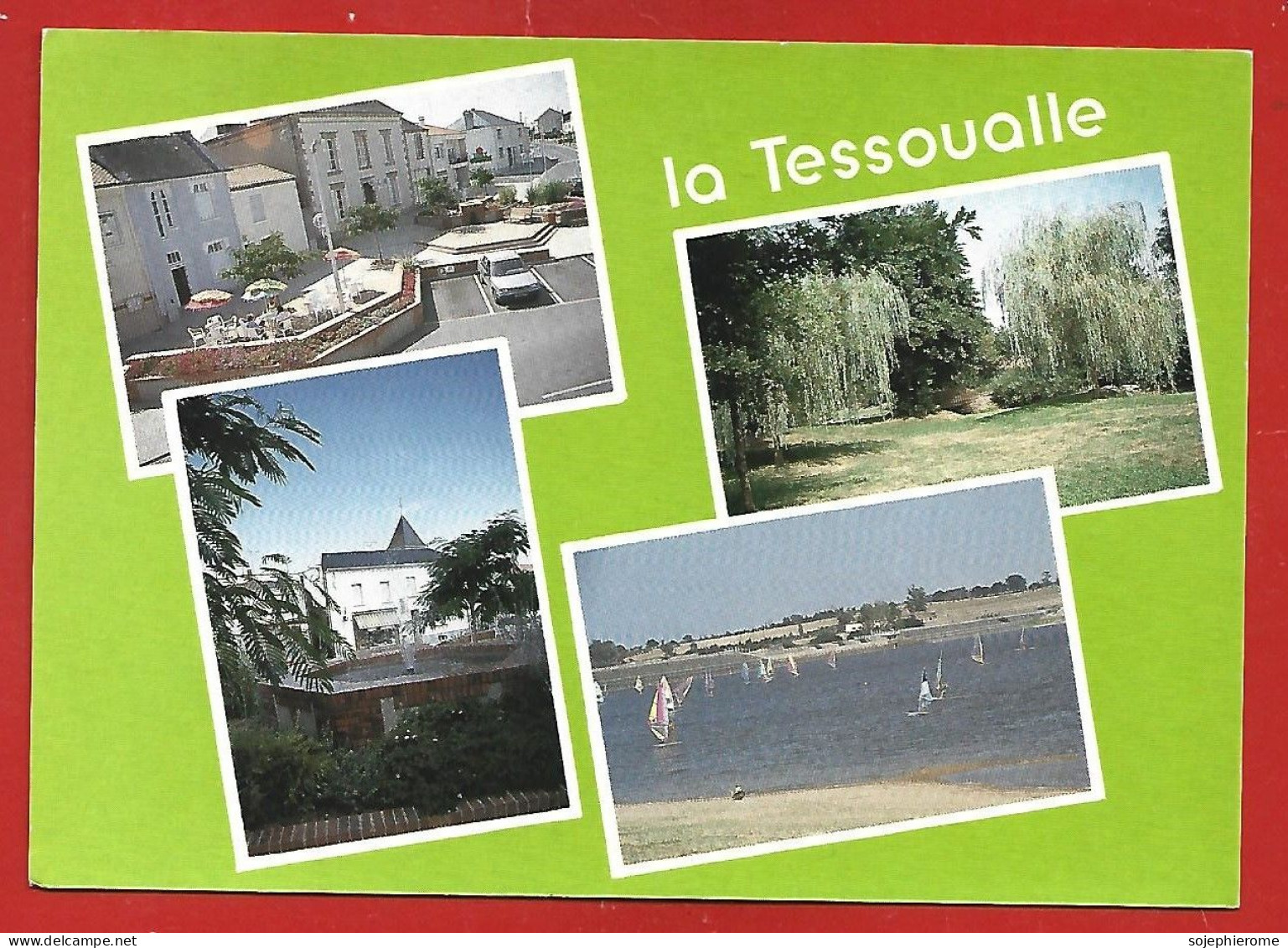 La Tessoualle (49) La Place Vallée Du Moulin Centre Bourg Barrage Du Verdon 2scans - Sonstige & Ohne Zuordnung