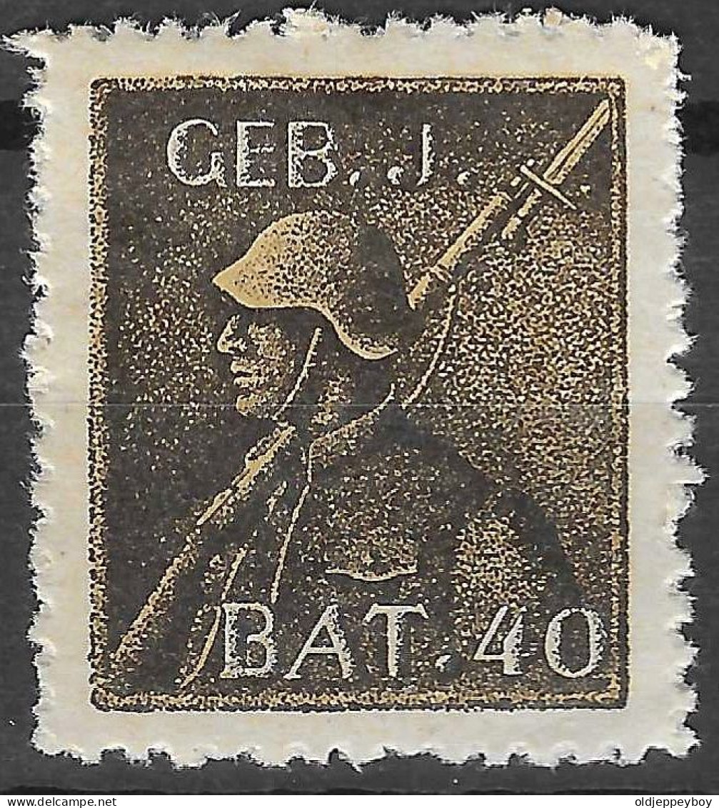 Suisse /Schweiz/Switzerland // Vignette  HELVETIA - Soldatenmarken - "GEB. .I. - BAT. 40" - MH* - Labels