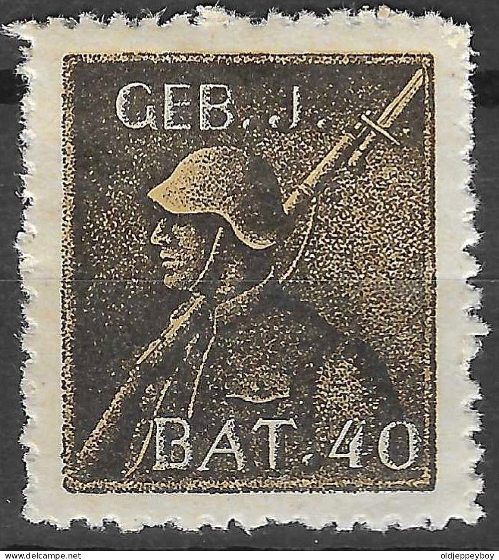 Suisse /Schweiz/Switzerland // Vignette  HELVETIA - Soldatenmarken - "GEB. .I. - BAT. 40" - MH* - Vignetten