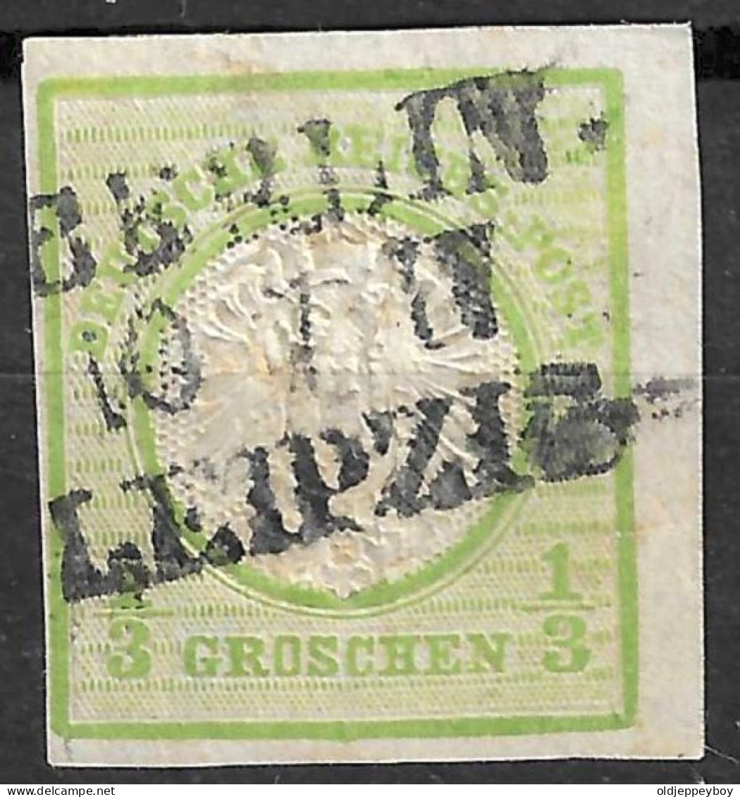 GERMANY DEUTSCHE REICHS POST 1/3 GR   BERLIN LEIPZIG  - Used Stamps